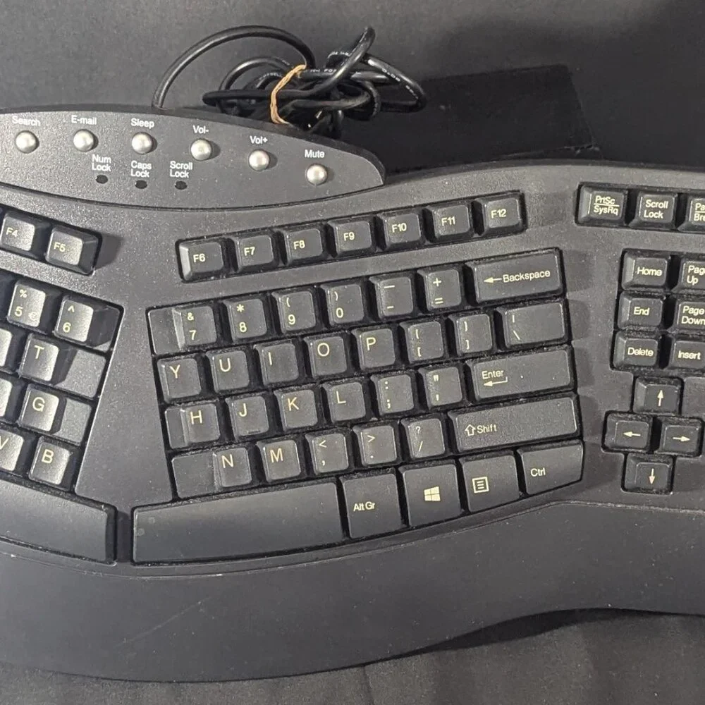 TESTE-Perixx PERIBOARD-512B Wired Ergonomic Keyboard -Split Keyboard, Wrist Rest